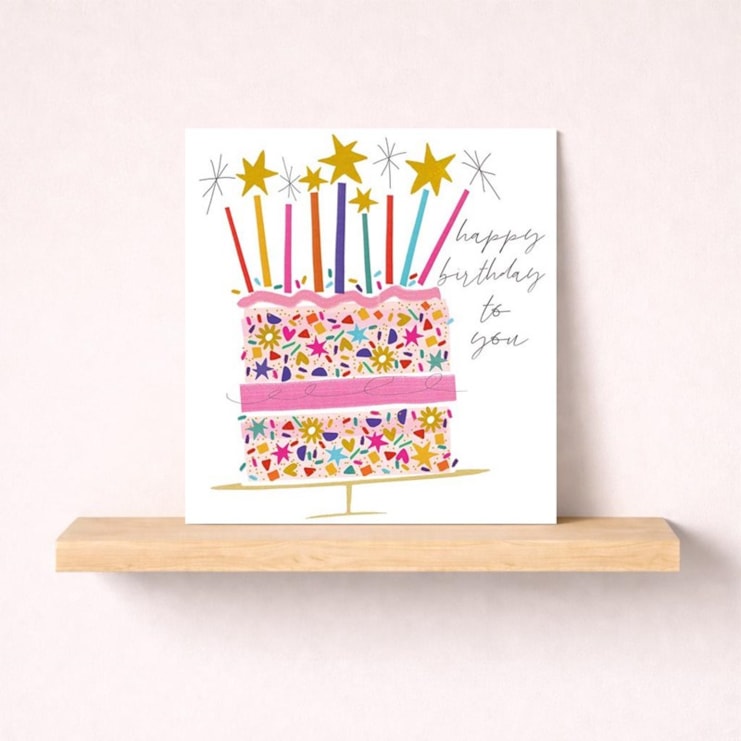 Birthday Card - Birthday Cake Birthday Card - Birthday Cake
