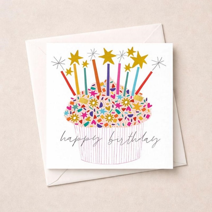 Birthday Card - Birthday Cupcake