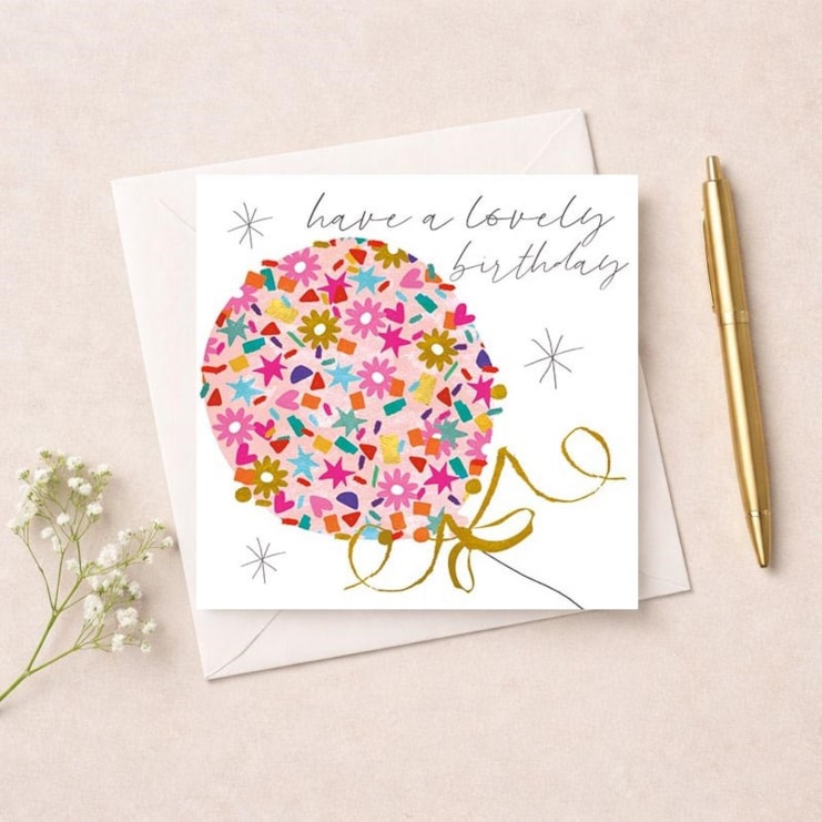 Birthday Card - Birthday Balloon Birthday Card - Birthday Balloon