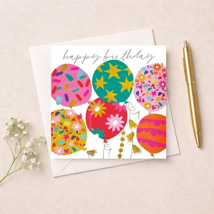 Birthday Card - Birthday Balloons Birthday Card - Birthday Balloons