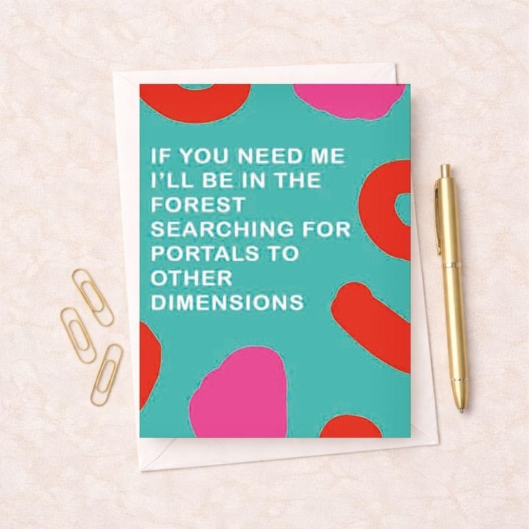 Open Card - Portals To Other Dimensions Open Card - Portals To Other Dimensions