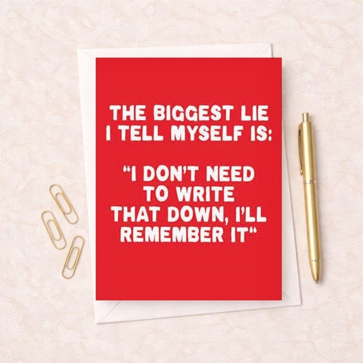 Open Card - The Biggest Lie I Tell Myself Open Card - The Biggest Lie I Tell Myself