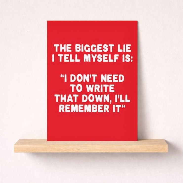 Open Card - The Biggest Lie I Tell Myself