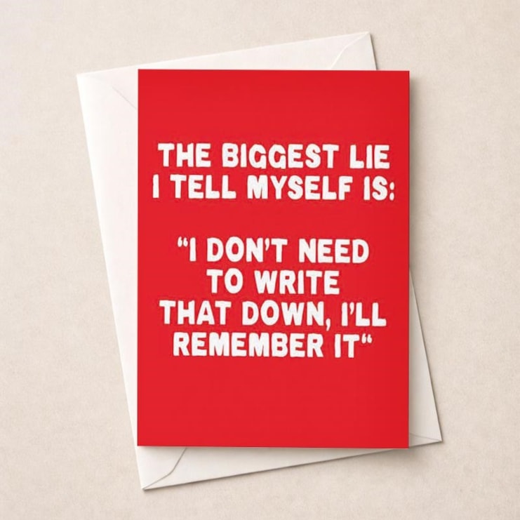 Open Card - The Biggest Lie I Tell Myself Open Card - The Biggest Lie I Tell Myself