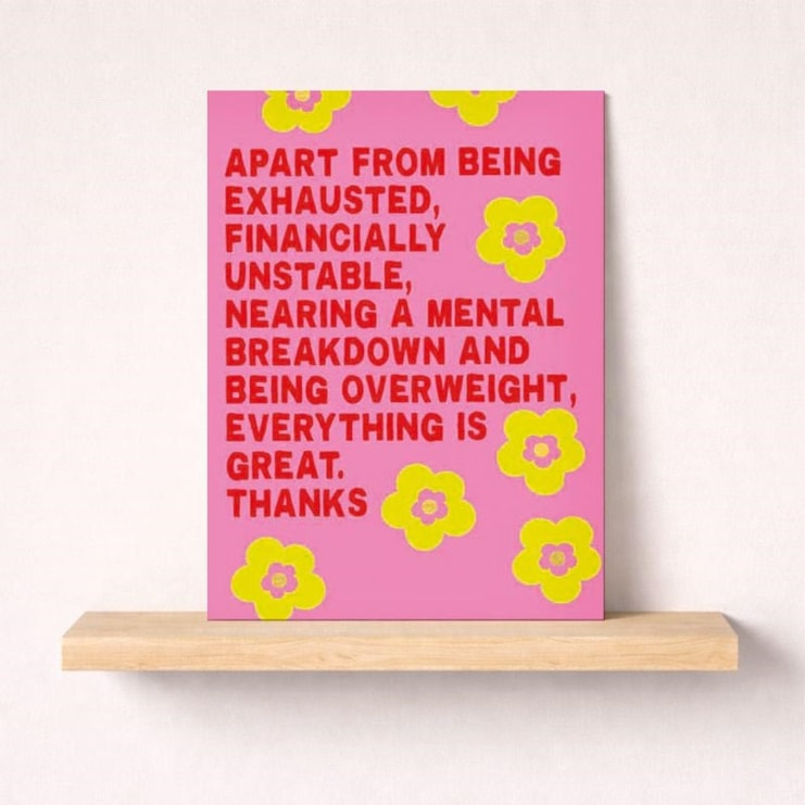 Open Card - Apart From Being Open Card - Apart From Being