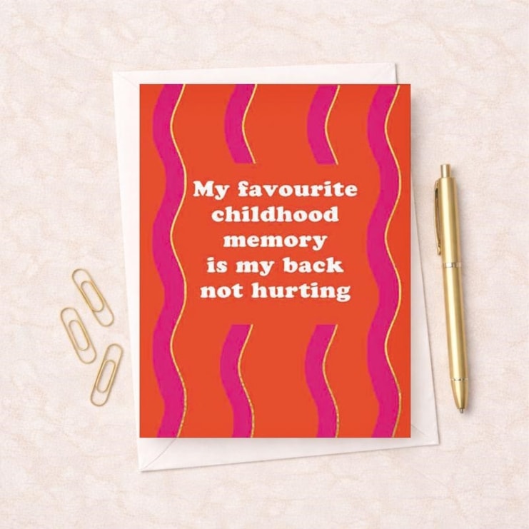 Open Card - Favourite Childhood Memory Open Card - Favourite Childhood Memory