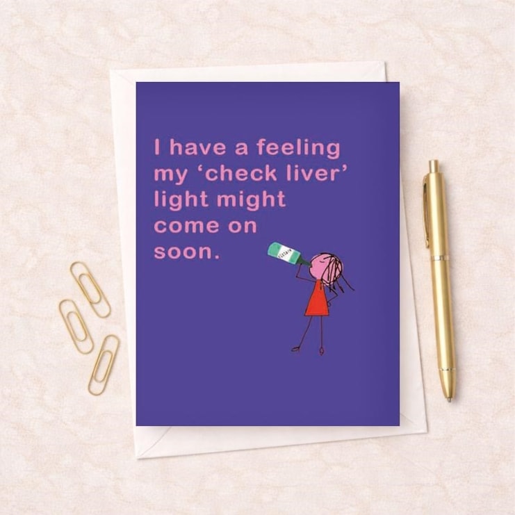 Open Card - Check Liver Light Open Card - Check Liver Light