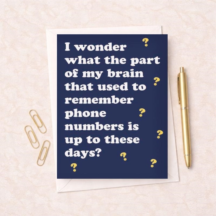 Open Card - The Part Of My Brain Open Card - The Part Of My Brain