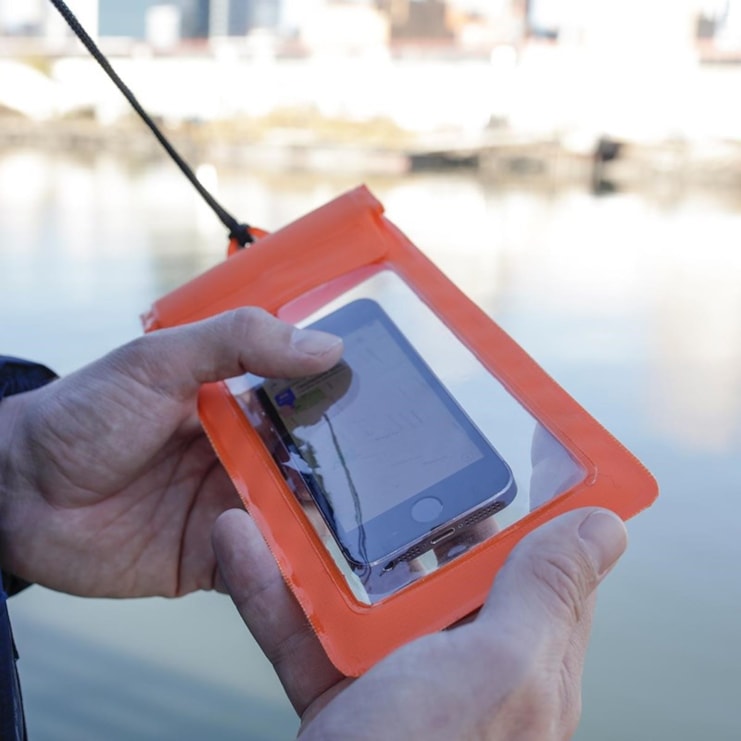 Underwater Phone Case | Orange Colour Underwater Phone Case | Orange Colour