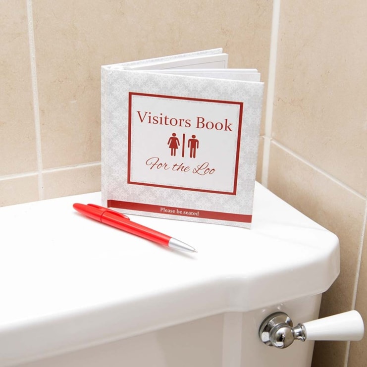 Visitors Book for the Loo | A Present Finder Exclusive!
