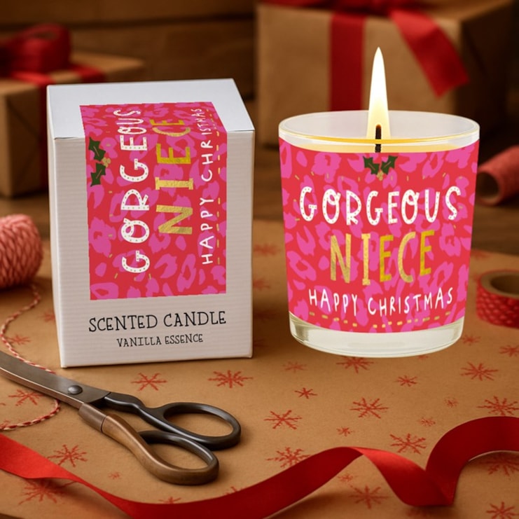 Vanilla Scented Christmas Candle - Gorgeous Niece