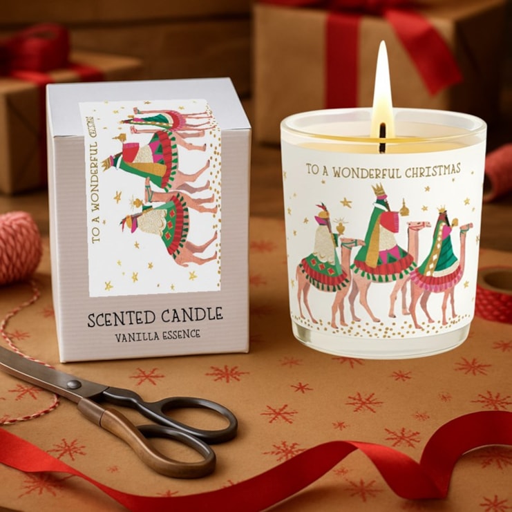 Vanilla Scented Christmas Candle - The Three Kings Vanilla Scented Christmas Candle - The Three Kings