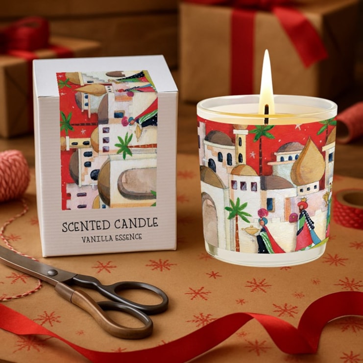 Vanilla Scented Christmas Candle - Three Kings