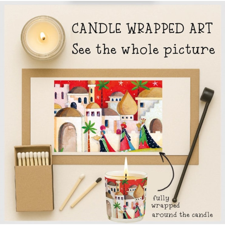 Vanilla Scented Christmas Candle - Three Kings