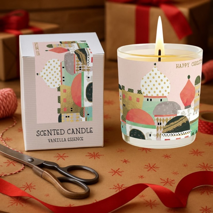 Vanilla Scented Christmas Candle - Bethlehem