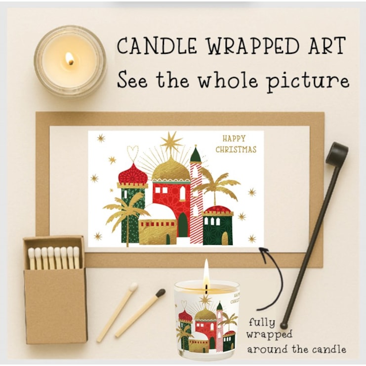 Vanilla Scented Christmas Candle - Bethlehem Vanilla Scented Christmas Candle - Bethlehem