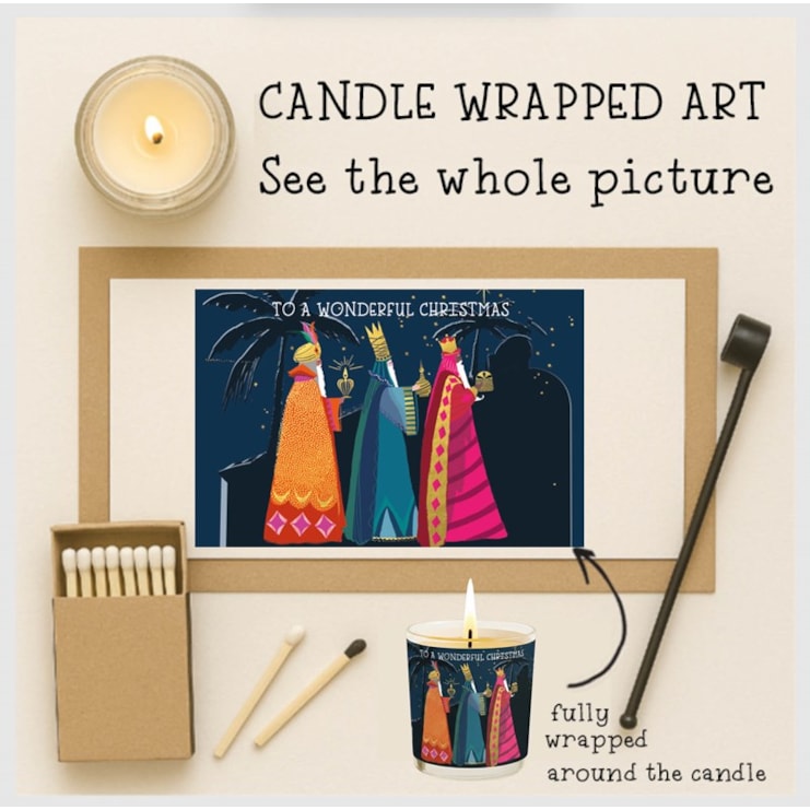 Vanilla Scented Christmas Candle - The Three Kings Vanilla Scented Christmas Candle - The Three Kings