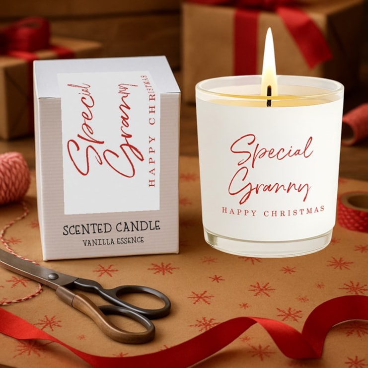 Vanilla Scented Christmas Candle - Special Granny Vanilla Scented Christmas Candle - Special Granny
