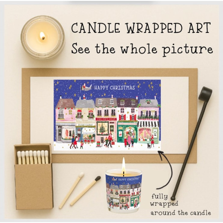 Vanilla Scented Christmas Candle - Christmas Town