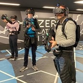 Ultimate Free Roam Virtual Reality Experience for Two at Zero Latency