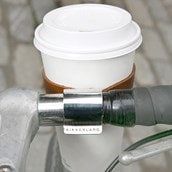 Leather Bike Cup Holder Leather Bike Cup Holder