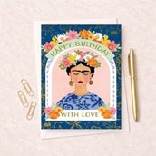 Birthday Card - Frida Kahlo