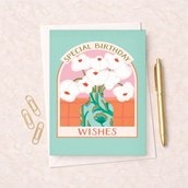 Birthday Card - Special Birthday Flowers Birthday Card - Special Birthday Flowers