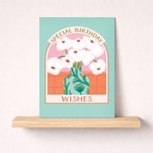 Birthday Card - Special Birthday Flowers