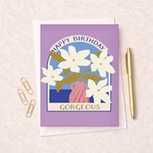 Birthday Card - Happy Birthday Gorgeous Birthday Card - Happy Birthday Gorgeous
