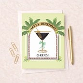 Birthday Card - Espresso Martini