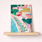 Birthday Card - Coastal Scene Birthday Card - Coastal Scene