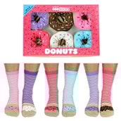 Six Donut Oddsocks in a Box Six Donut Oddsocks In A Box