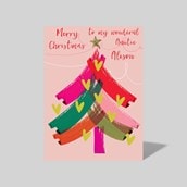 Personalised Christmas Card - Christmas Tree Personalised Christmas Card - Christmas Tree