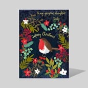 Personalised Christmas Card - Christmas Robin Personalised Christmas Card - Christmas Robin