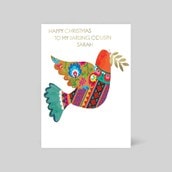 Personalised Christmas Card - Dove Personalised Christmas Card - Dove