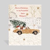 Personalised Christmas Card - Christmas Shopping