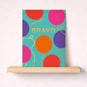 Large Congratulations Card - Bravo