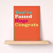 Large Congratulations Card - Youâ€™ve Passed