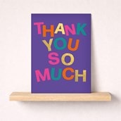 Large Thank You Card - So Much