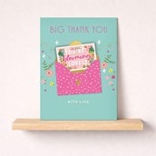 Large Thank You Card - Blooming Lovely Large Thank You Card - Blooming Lovely