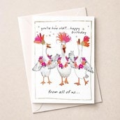 Large Birthday Card - You're How Old?