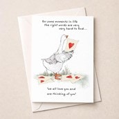 Large Thinking Of You Card - Right Words Are Hard To Find Large Thinking Of You Card - Right Words Are Hard To Find