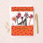 Large Retirement Card - Animals