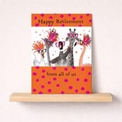 Large Retirement Card - Animals Large Retirement Card - Animals