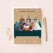 Large Birthday Card - Movie Night Large Birthday Card - Movie Night