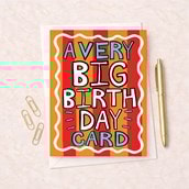 Large Birthday Card - A Very Big Birthday Card