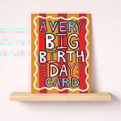 Large Birthday Card - A Very Big Birthday Card Large Birthday Card - A Very Big Birthday Card