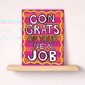 Large New Job Card - Congrats On Your New Job