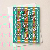 Large Sorry You're Leaving Card - You'Re Leaving Large Sorry You're Leaving Card - You'Re Leaving