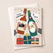 Large Birthday Card - Birthday Beers Large Birthday Card - Birthday Beers